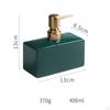 400ml Ceramic Soap Dispenser Bottle Hand Pump Shower Gel for Bathroom Hotel Countertop Home