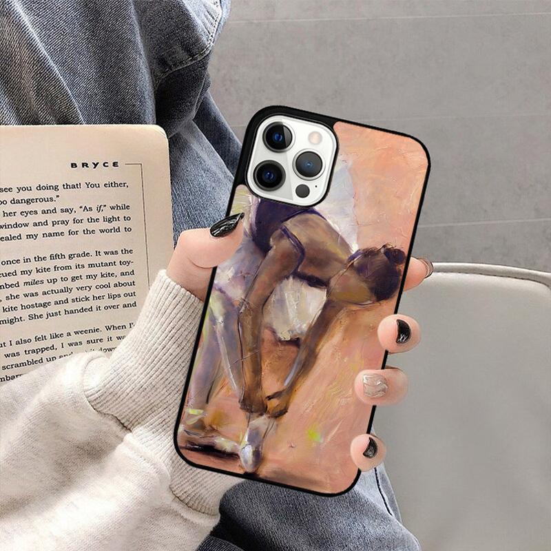 Ballet Ballerina Dancer Phone Case For iPhone 17 Air 16 15 14 plus 11 12 13 Pro  Max coque Cover Shell
