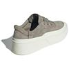 Adidas Labcourt Rutschfeste Verschleißfeste Low-Top Skateboard Schuhe Unisex Erdbraun Weiß Sneaker JS0556