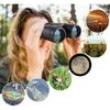 10X42 Professional Binoculars with Smartphone Adapter, Compact Waterproof Low Night Vision Binoculars for Adult Birds Watching Hunting Concert Travel