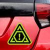 Reflective Sticker for Helmet, Bicycle Reflective Stickers, Anti-collision Warning Strip Decal Protective Sticker for