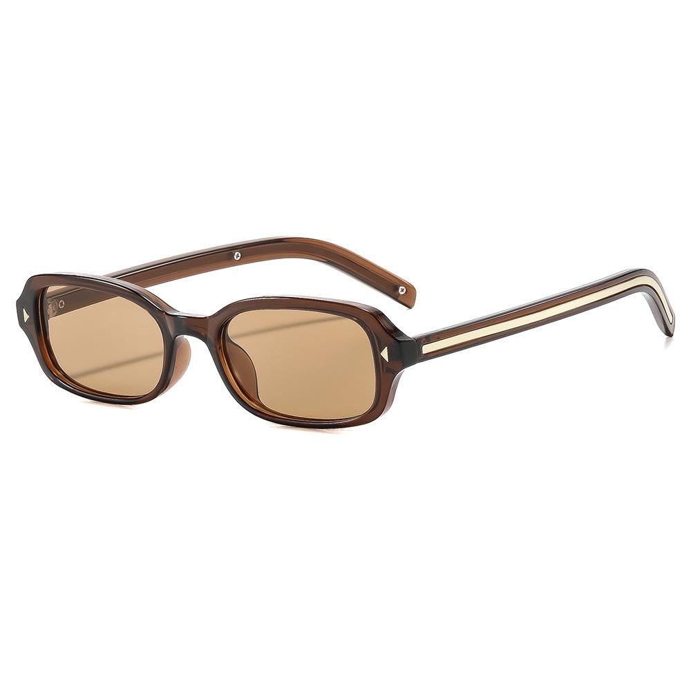 Square arrow rice nail sunglasses, new European and American small frame sunglasses, personalized fashion sunglasses, advanced sense