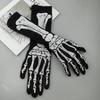 Halloween Skeleton Skeleton Gloves Trick Dark Wind Convex Gloves Skeleton Ghost Festival Costume