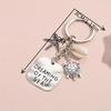 1pc Alloy Metal Keychain with Turtle, Starfish, Seashell & "Dreaming of the Sea" Charm - Nautical Theme Decorative Key Ring for Women, Birthday Gift