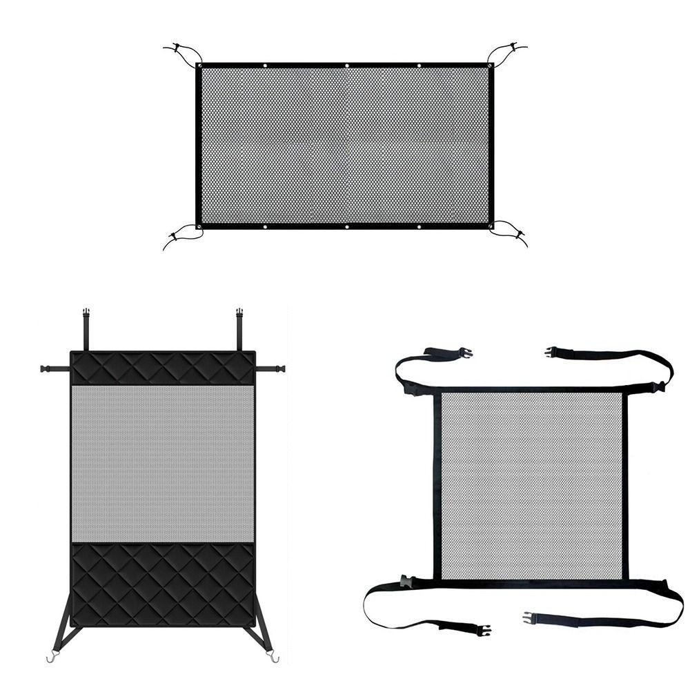 1Pc Mesh Car Pet Barrier Net Elastic Car Mesh Guard Durable Dog Car Divider Adjustable Elastic