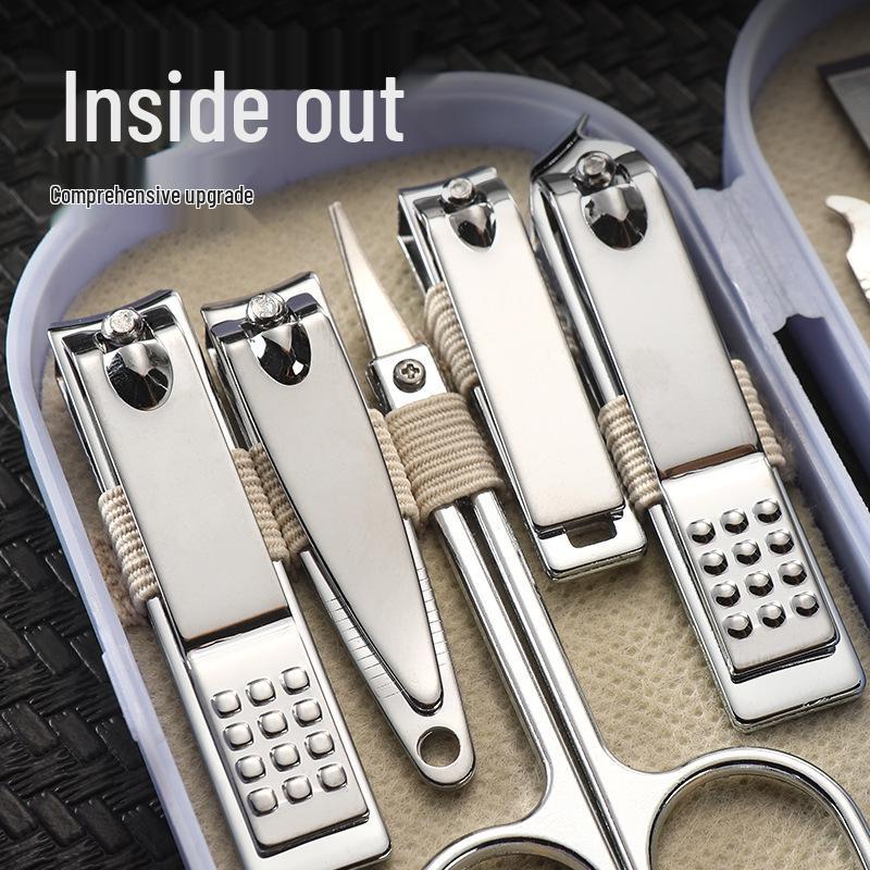 8-Piece Grooming Set: Nail Clippers, Pliers, Ear Pick, Foot Care, Eyebrow Tools, 14 Box Set