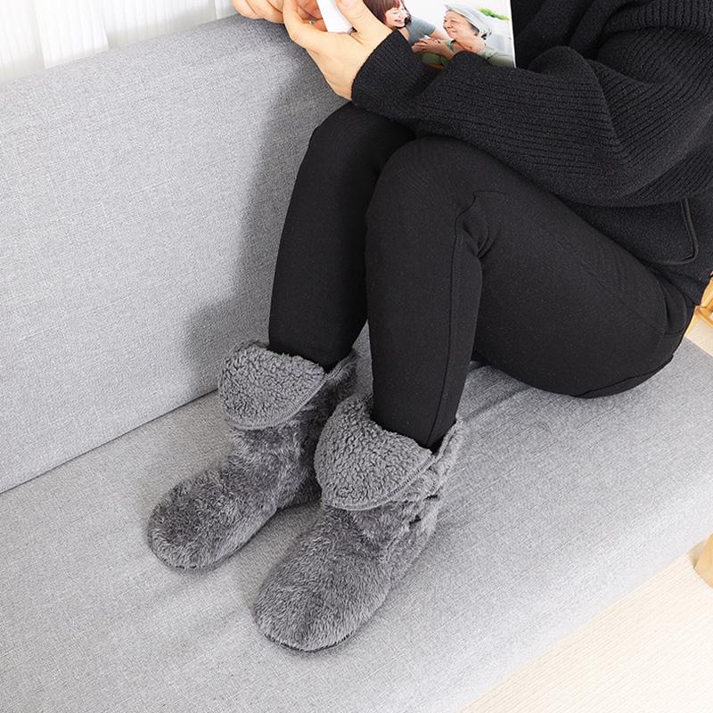 Winter Ankle Warmers Cold Socks Fractured Gypsum Socks For Middle-aged And Elderly People Indoor Home Warm Floor Socks