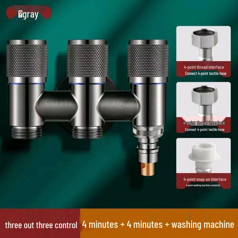 3-ходовой клапан-переключатель для смесителя Milin