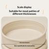 Circular Beef Patty Silicone Lunch Box Microwave Heated Silicone Fresh-Keeping Box, Snack Salad Bento Box