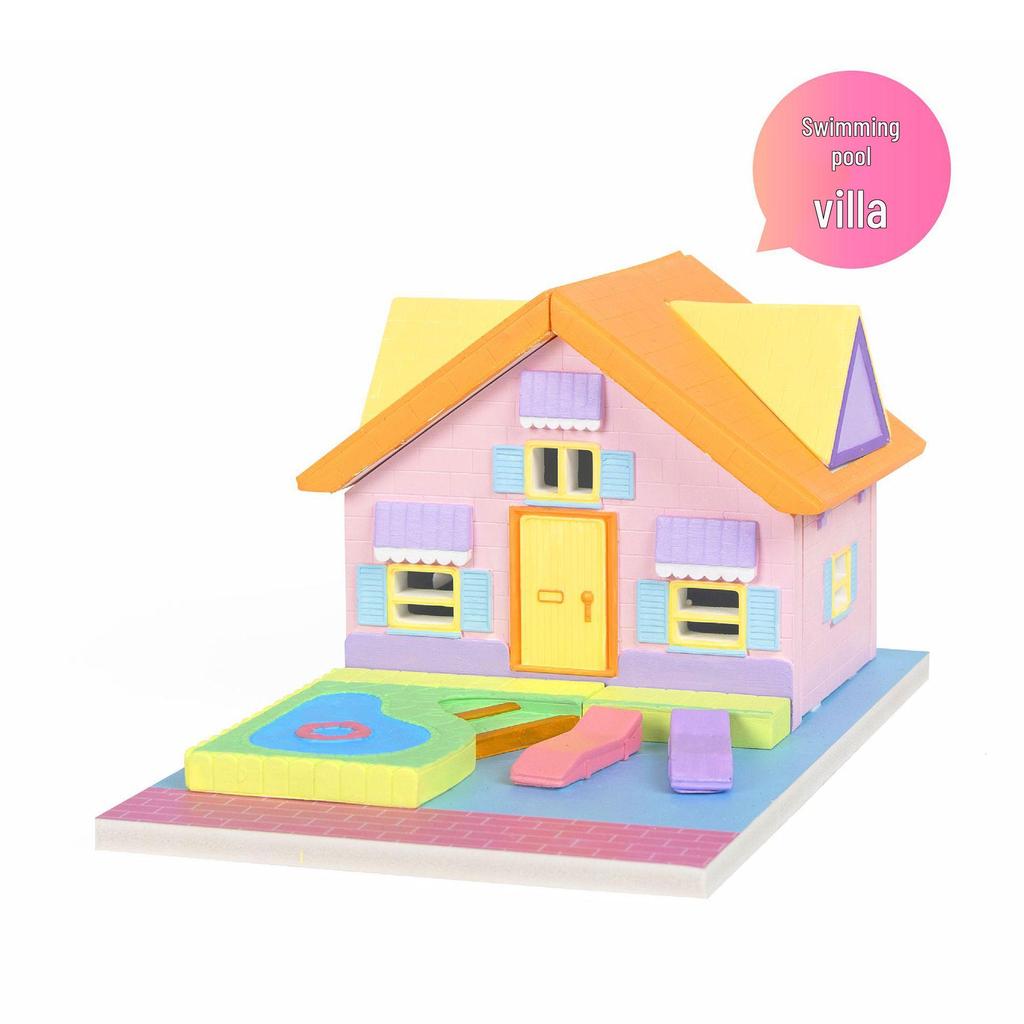 DIY Children's Gypsum Cabin Painting & Assembly Set