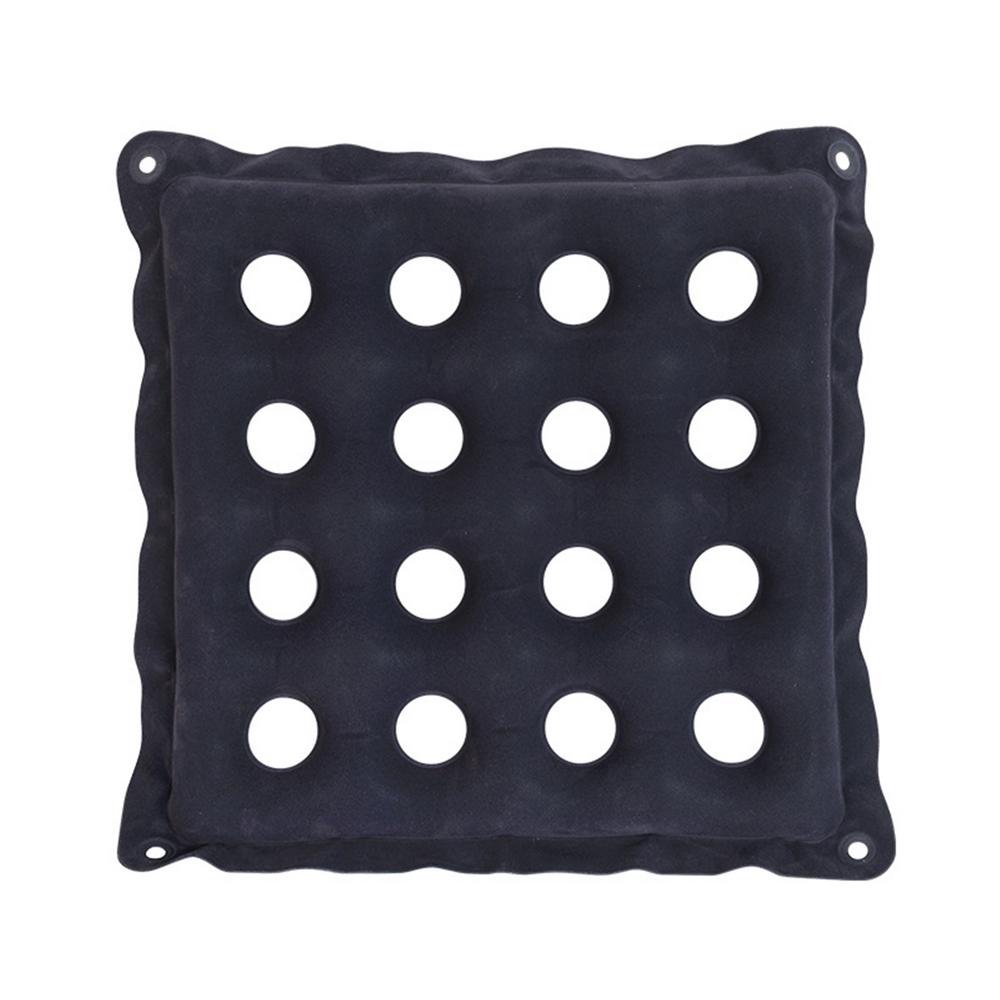 Air Inflatable Seat Cushion Comfortable Waffle Pads Air Chair Cushions Square Seat Lightweight Camping Air Sitting Pad