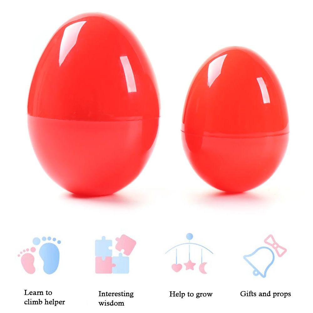 1pcs Funny Decoration Easter Decor Add Treats Easter Eggs Fillable Egg Plastic Party Decor