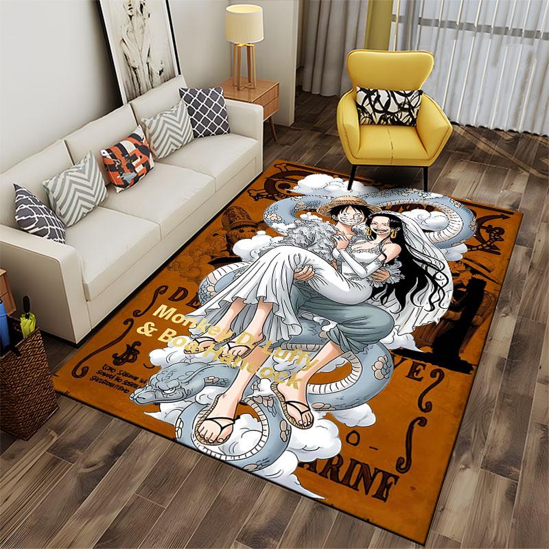 Wedding Design Anime Carpet suitable as a non-slip mat for the living room or bedroom sofa