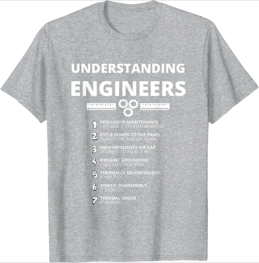 Awesome EngineeringUnderstanding Engineers Funny Sarcastic Engineering Design100 Cotton Oneck Printed Mens Tshirt