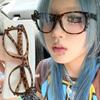 Y2K Leopard Print Eyeglass Frame Anime Leopard Print Eyeglass Frame Kawaii Retro Glasses Cartoon Cute Eyewear Decorative Toys