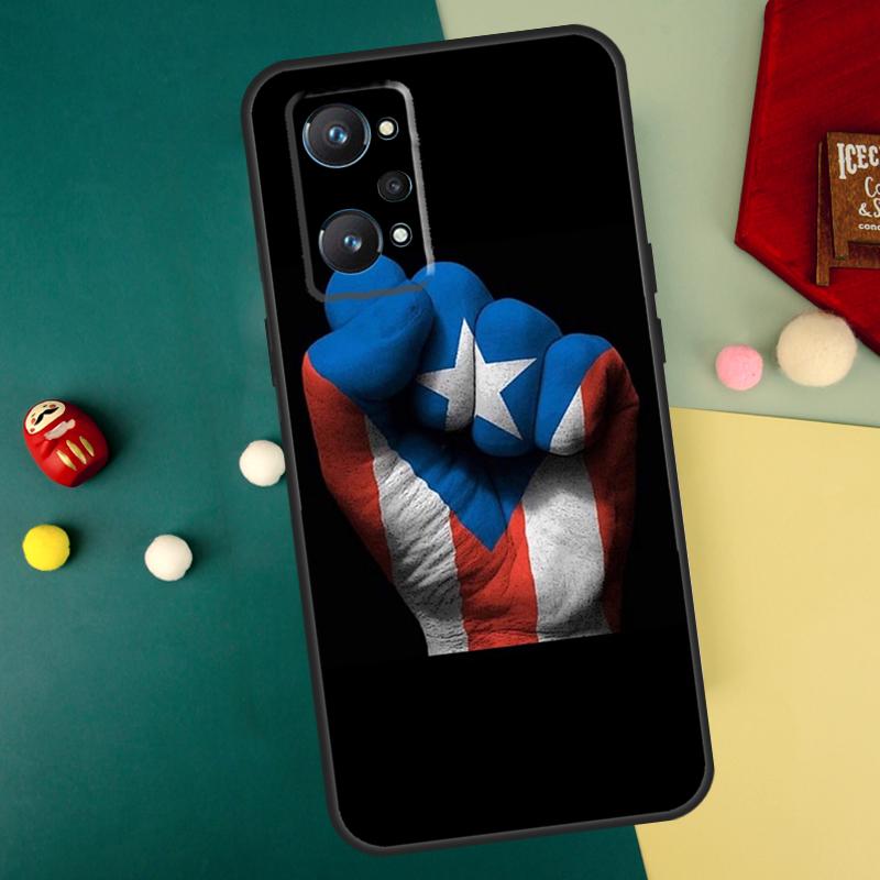 

Puerto Rico Flag For Realme C75 C61 C67 C63 C71 C55 C51 C65 C53 GT6 GT7 15 Pro 10 11 12 13 14 Pro Plus Case Realme C55