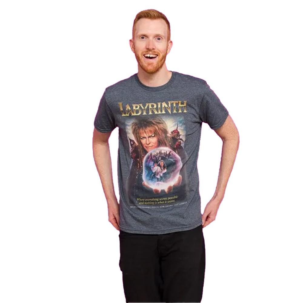 Labyrinth Unisex Adult Classic Movie Poster T-Shirt