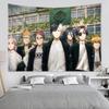 Wind Breaker Anime Tapestry HighQuality Cartoon Wall Hanging for Home Bedroom Dorm Room Decor