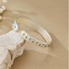 Gold-painted Enamel Flower Vine Heart Sutra Bracelet Opening Adjustment Literary and National Style Fashion Bracelet Solid Accessories