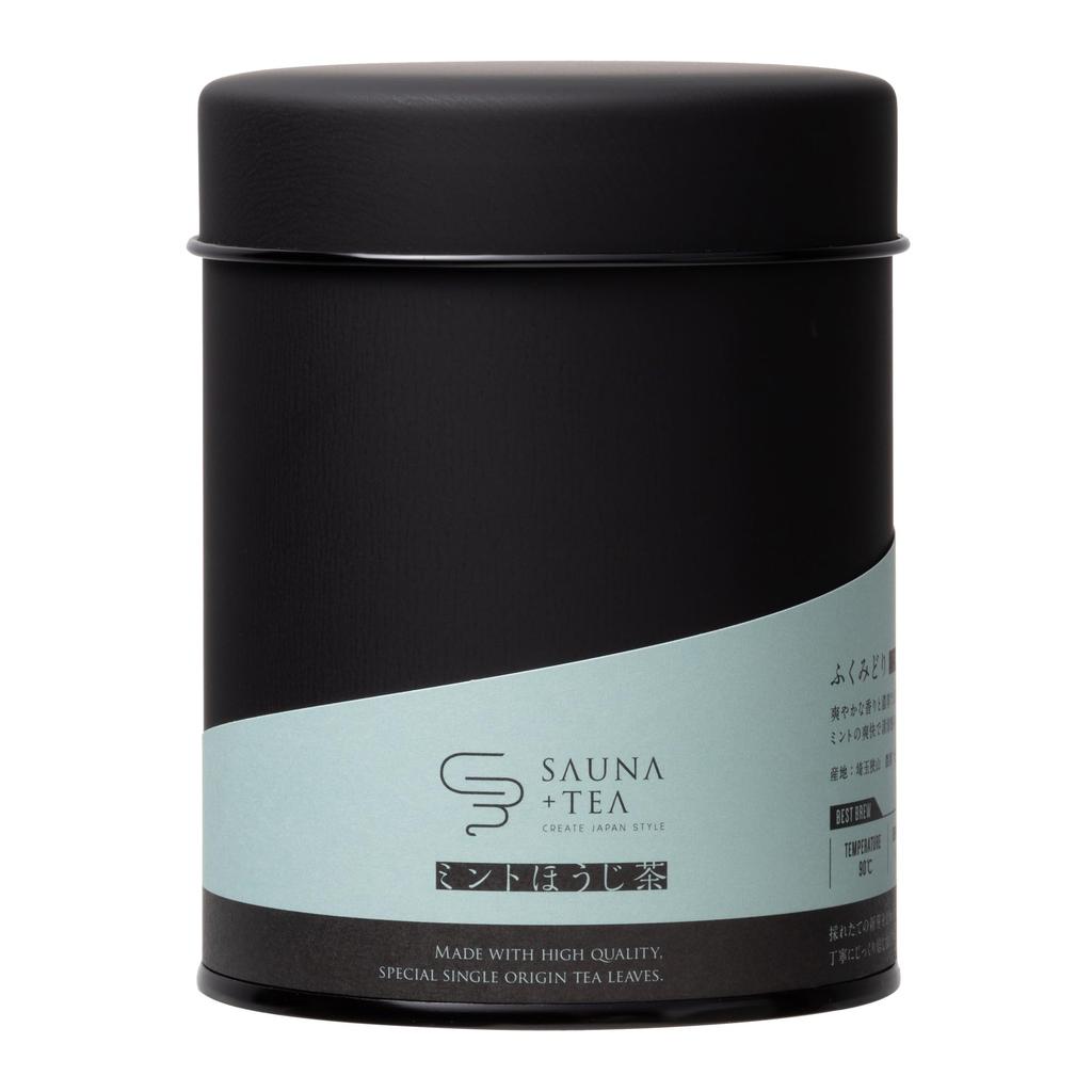 CHABAKKA TEA PARKS Hojicha Loyly Tea Mint 50g SAUNA+TEA Leaves, Hojicha, (Tea Can)