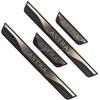 For 2014- Vauxhall Opel Astra H J K Mokka X Stainless Door Sill Kick Scuff Plate Pedal Protector Trim Car Styling Accessory