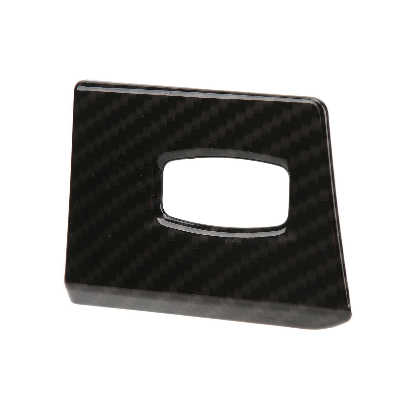

Car Interior Keyhole Frame Decoration Cover Trim Carbon Fiber Style LHD Replacement for 3 Series E90 E92 2005‑2012