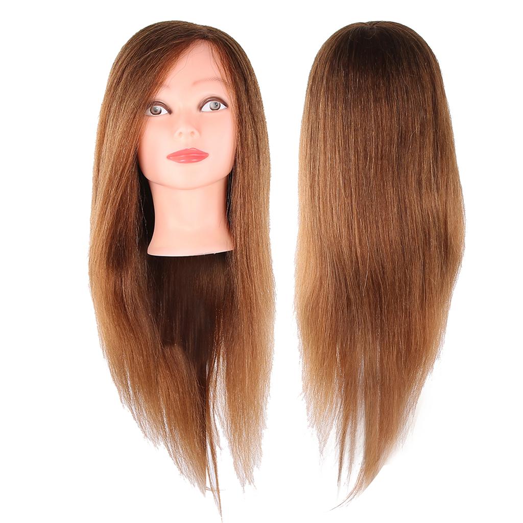 Friseur-Schaufensterkopf Menschenhaar Übungs-Trainings-Kosmetik-Mannequin-Kopf