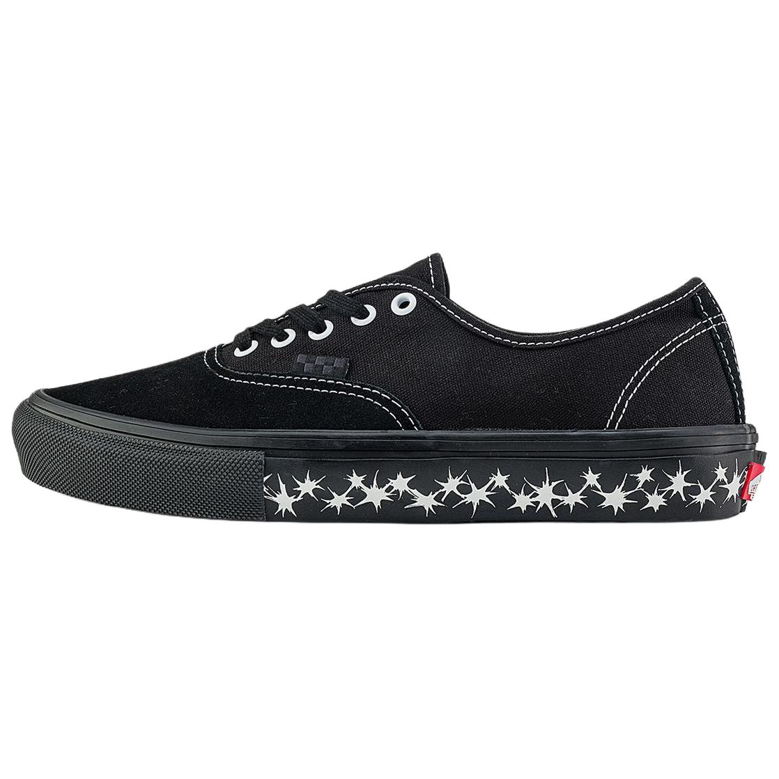 

Vans Skate Authentic Abrasion Resistant Low Top Skateboard Shoes Unisex Black White Sneakers VN000EERCQQ 38