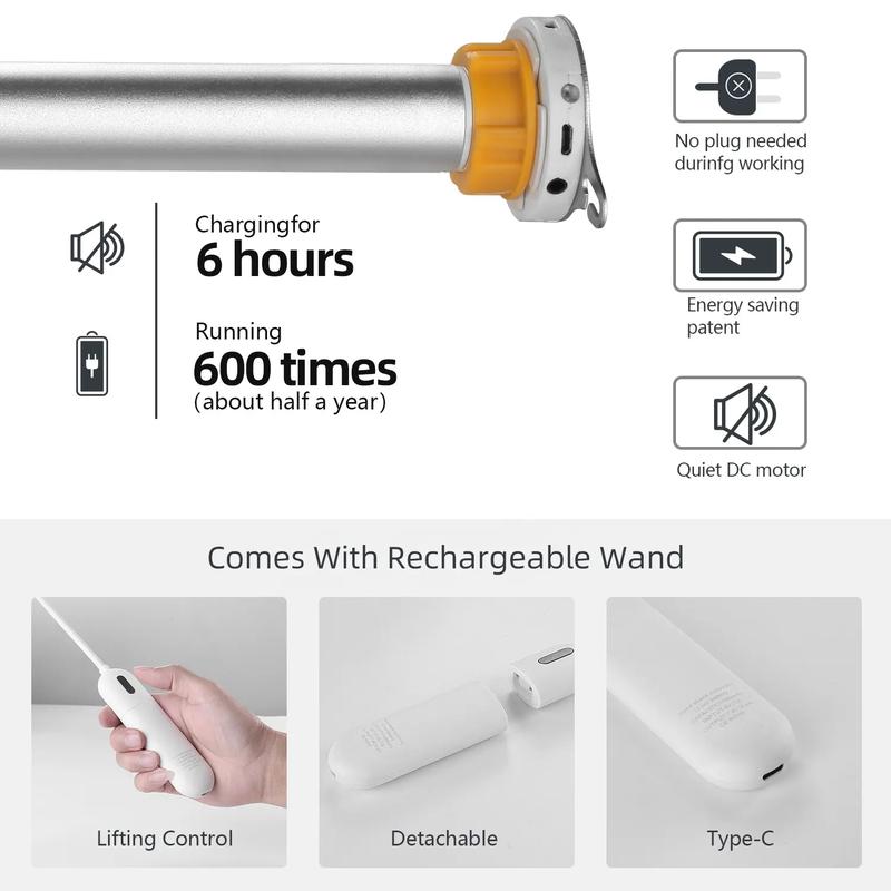 2025New Style Design 100%Blackout Fabric Can Connect Wifi Google Motorized Roller Blinds For Windows