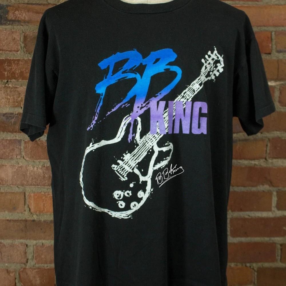

Vintage 80s BB King Short Sleeve Black S to 5XL Shirt SN289 Unisex T-Shirt S
