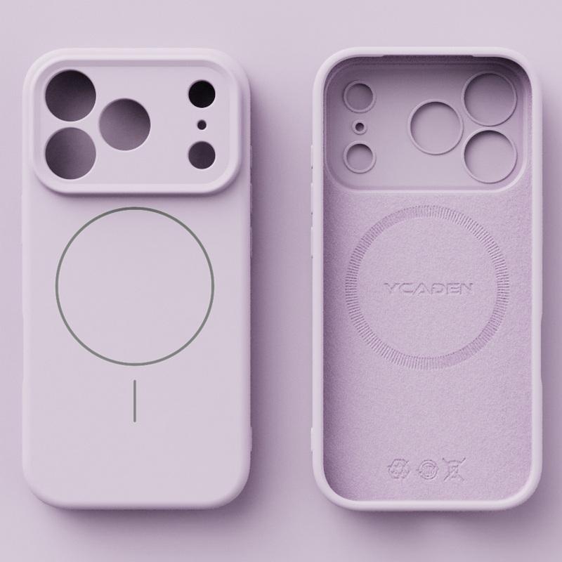For iPhone 17 Pro Max Case Magnetic For Magsafe Liquid Silicone Soft Cover Coque For iPhone 16 15 14 13 Pro Max 17E 16E
