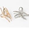 Large Starfish Design Hair Clamp Metal Hair Grip For Voluminous Hairstyles Comfortable All Day Wear