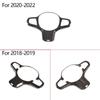 Car Steering Wheel Decorative Frame Button M Sports Sticker For BMW 5 Series G30 X3 G01 X4 G02 2018-22 Auto Interior Accessories