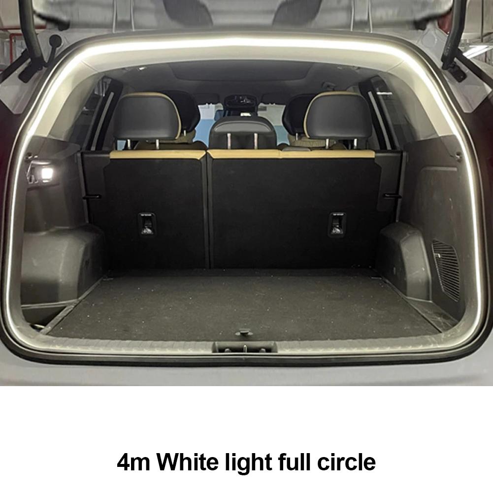 Car High Brightness Trunk Lighting Ambient Light Interior Decoration LED Wiring Free Automatic Sensing Tailgate Light Strip