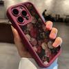 Wine Red Rose White Rose Phone Case For iPhone 17 16 15 14 Pro Max 13 12 11 XS X XR 7 8 Plus 16E 17 Anti-fall Cover