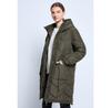 Women's Street One Quilted Long Jacket (F20210416658) Green/brown