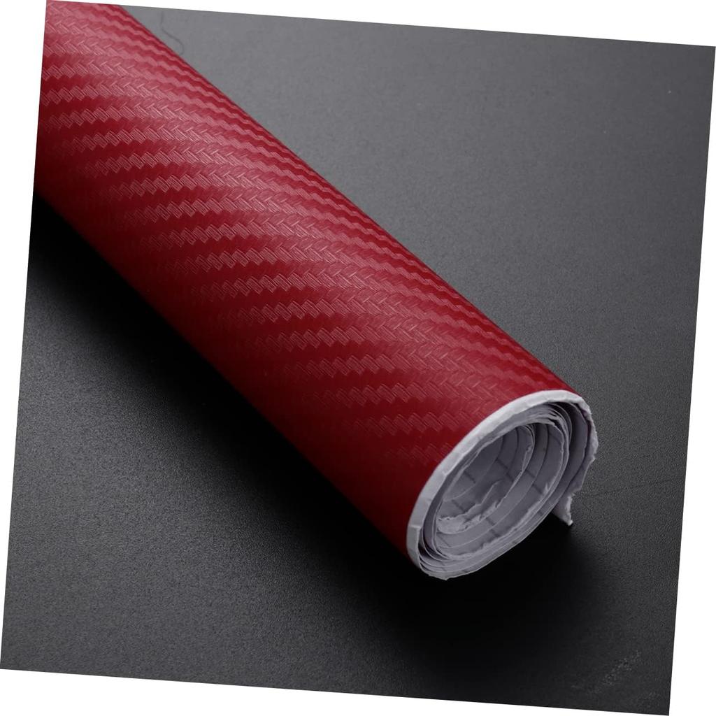 AKOOSY Roll Carbon Fiber Red Vinyl for Car
