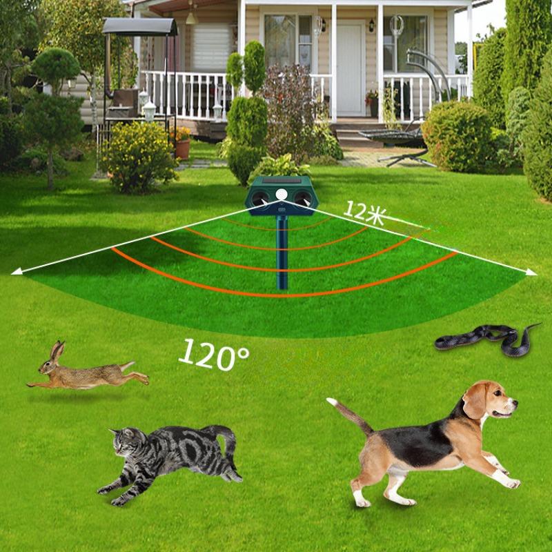 1Pc Solar Mouse Repellent, Ultrasonic High-power Bird Repellent, Orchard Farm Flash Outdoor Garden Snake Repellent