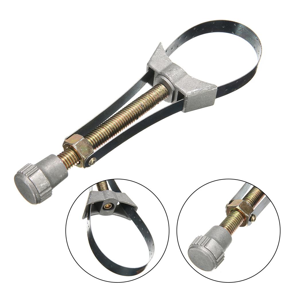 Steel Strip Old Style Oil Wrench Home Decorations Strap Wrench Automotive Motorcycle Home Supplies Convenient Steel Strip Wrench