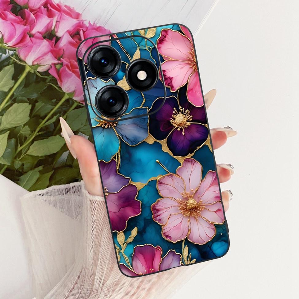 Case For Tecno Spark 10 Cover KI5q Cute Cat Fashion Butterfly Painted Casing For Techno Spark 10 Bumper
