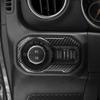 Autoscheinwerfer Lampe Schalter Knopf Abdeckung Zierleiste Dekor für 18+ Jeep Wrangler JL JLU JT