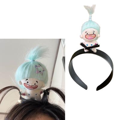 Fashionable Capybara Hair Bands Eye Catching Headband Funny Toothless Doll Hair Hoop Hair Accessories for Woman Girls