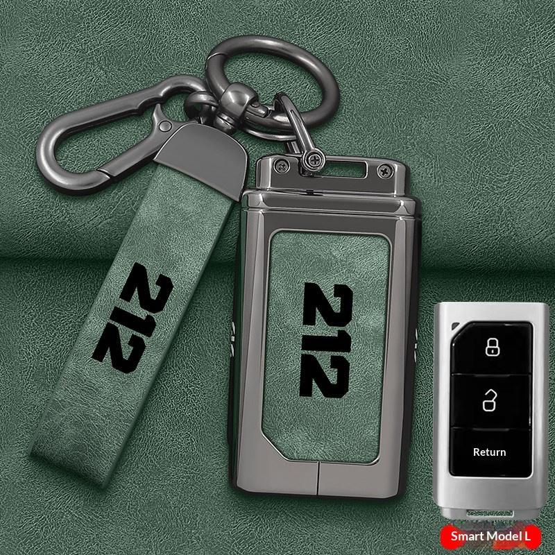 Für Baic Baw Beijing 212 T01 Zinklegierung Leder Anti-Drop Anti-Kratzer Schlüsselanhänger Hülle Schlüsselanhänger Anti-Kratzer Auto Zubehör