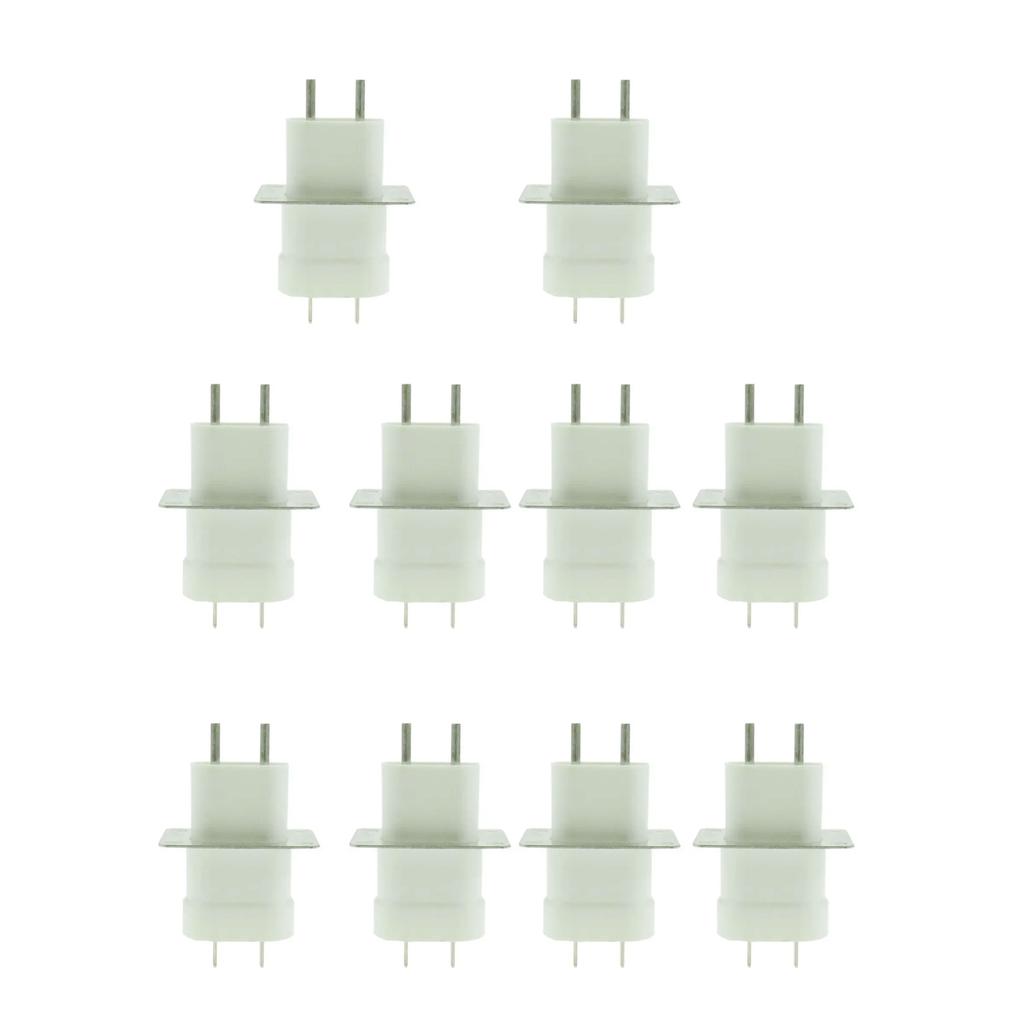 Set of 10 Microwave Oven Magnetron Plug Microwave Oven Connector 4 Filament Pin Sockets Converter Microwave Oven Sockets