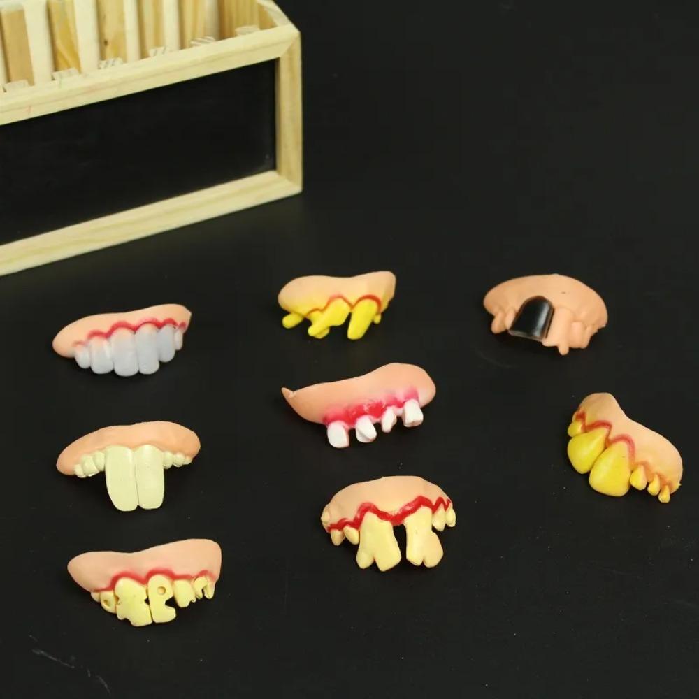 Denture Gags Fake Denture Teeth 10 Style Ugly Fake Teeth Funny Dentures  Novelty Gadgets