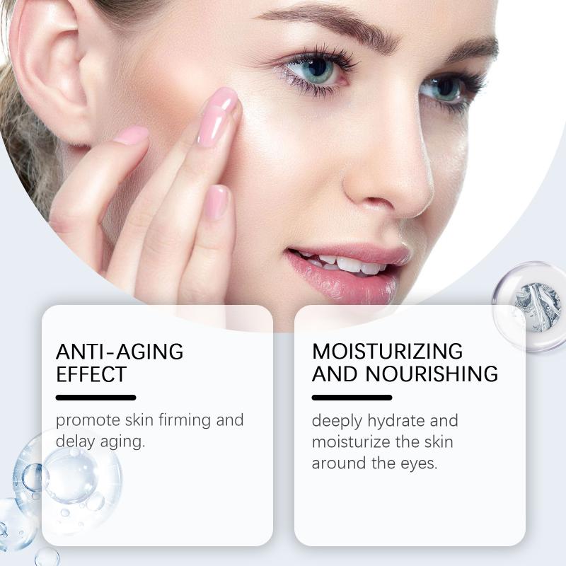 

Anti-Aging Eye Cream 30ml - Retinol formula fights dark circles, wrinkles & puffiness. With bakuchiol & hyaluronic acid. one size