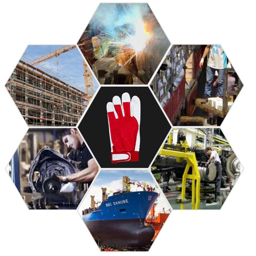 Leather Welding Gloves Random Color Work Safe Gloves Tool Protective Glove  Workplace