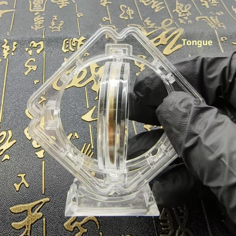 'Metal Year Of The Horse Commemorative Medal Zodiac Horse Souvenir Coin Square Rotating Home Decoration Gift