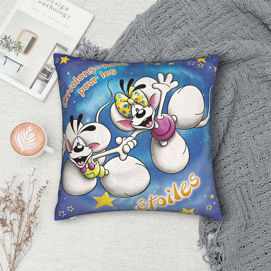 Diddl Pimboli Pillowcases  Morden Pillow Case For Living Room Bed Chair Comfy Pillow Cover