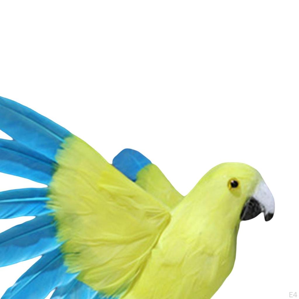 Simulated Statue Bird Ornament Art Craft Artificial Birds ed Figurine Landscape Lawn Porch
